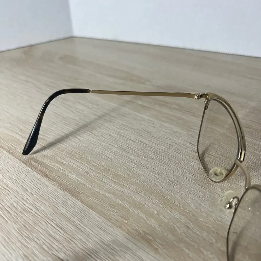 Prada VPR 62X KOF-1O1 Eyeglasses Cat Eye Frames Only Brown Gold 54-17 - Picture 12 of 12